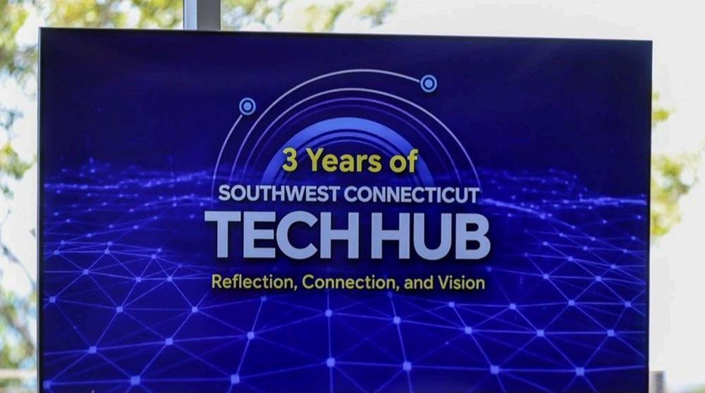 television with image that ways 3 years of Southwest Connecticut TECH HUB
